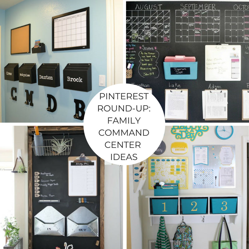 Pinterest Round-up: Family Command Center Ideas